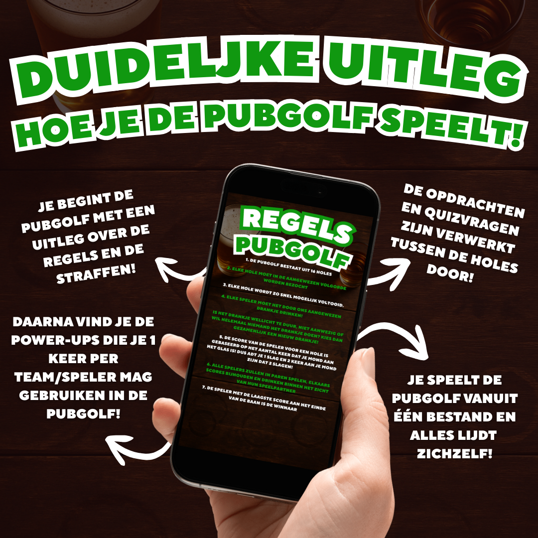 Pubgolf Groningen - Minder mou’en, meer zup’n!