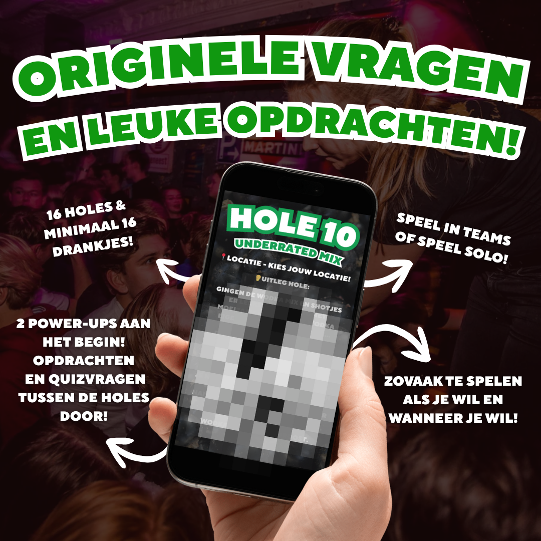 Pubgolf in eigen stad