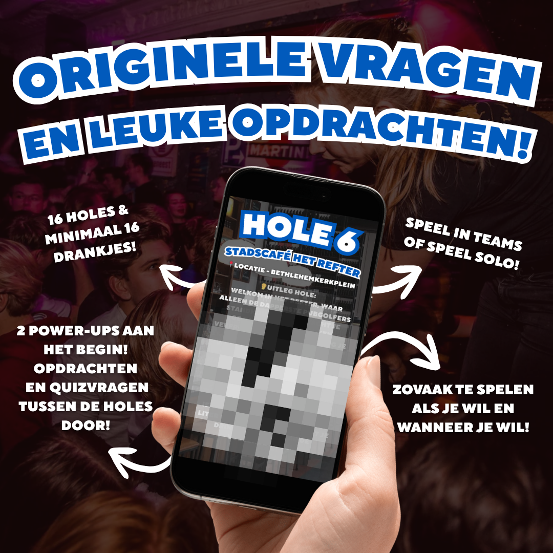 Pubgolf Zwolle - De Hanzestad Hijs 'm op!