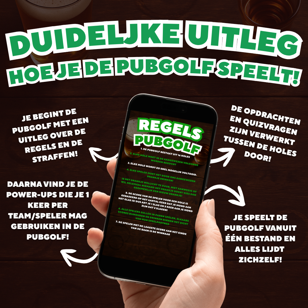 Mini Pubgolf Groningen - 6 holes
